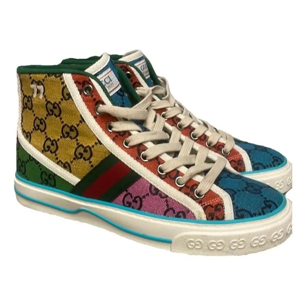 Gucci Colorful High-Top Sneakers